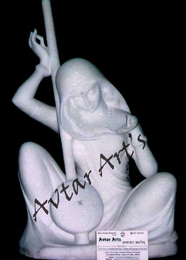 Meera-Bai-Marble-Statue